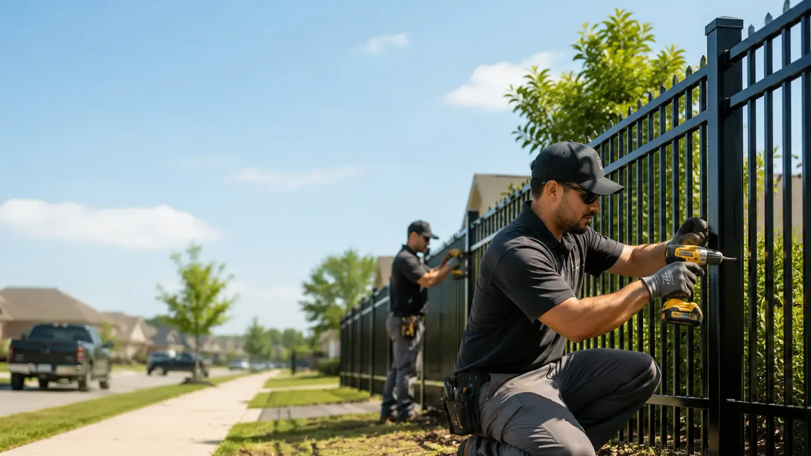 Metal Fence Installation in Battle Creek, IA